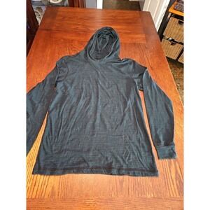 Bke Buckle‎ Thin Long Sleeve Tee Hooded Womens Small (A589)